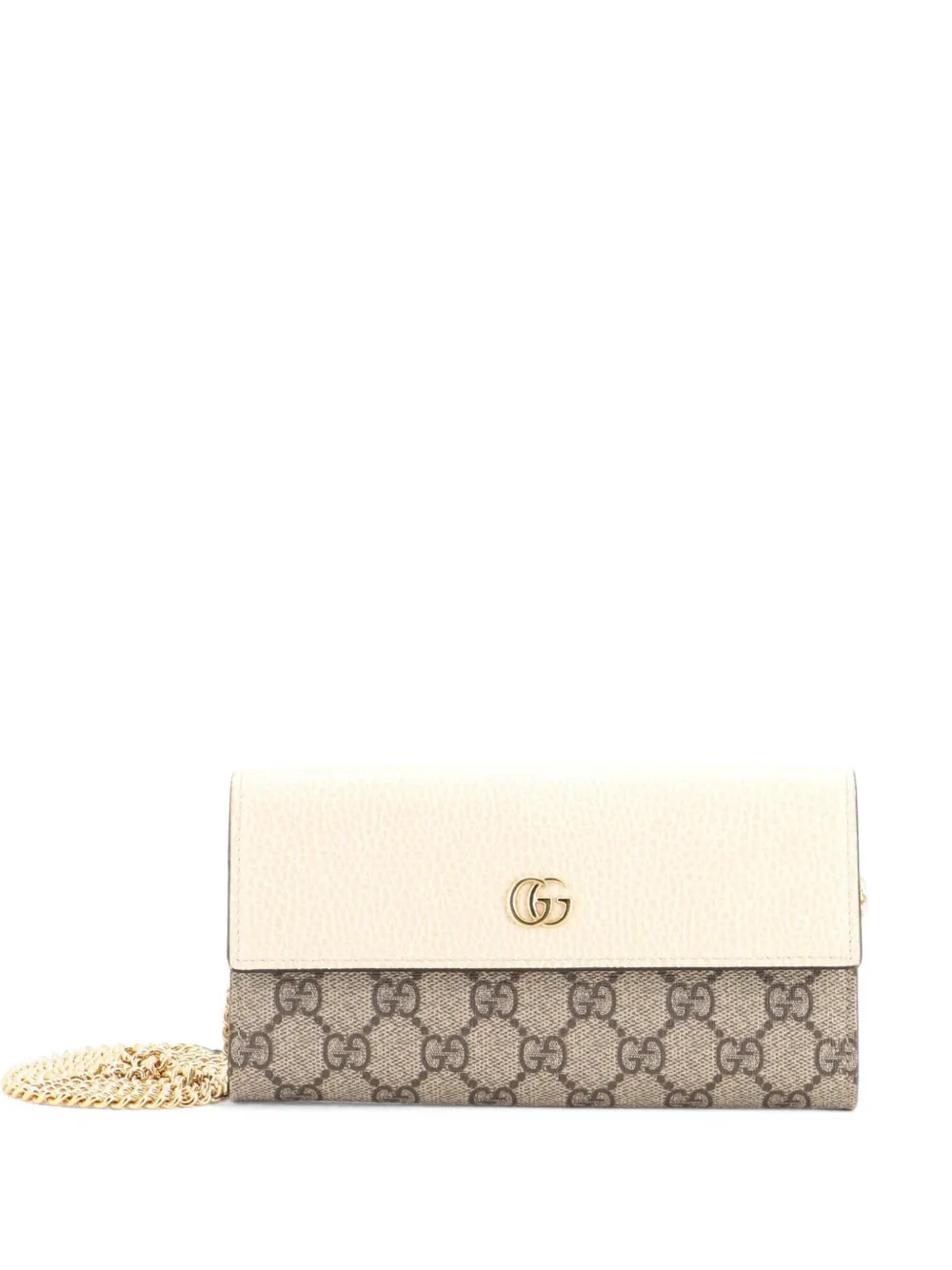 Gucci Pre-Owned Borsa a tracolla GG Marmont in tela cerata GG e pelle - Toni neutri