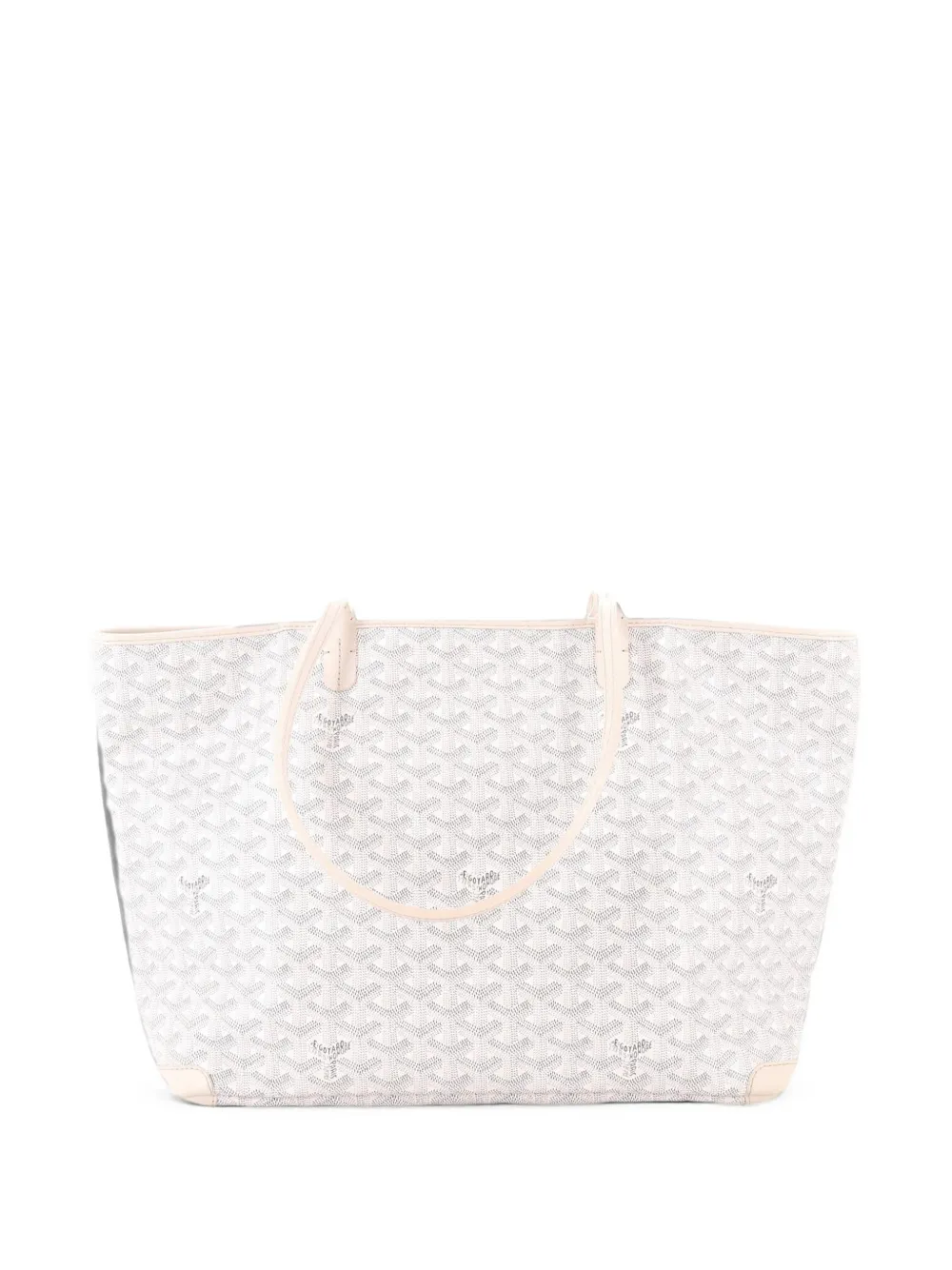 Goyard Pre-Owned MM Artois Tote Schultertasche aus beschichtetem Canvas - Weiß