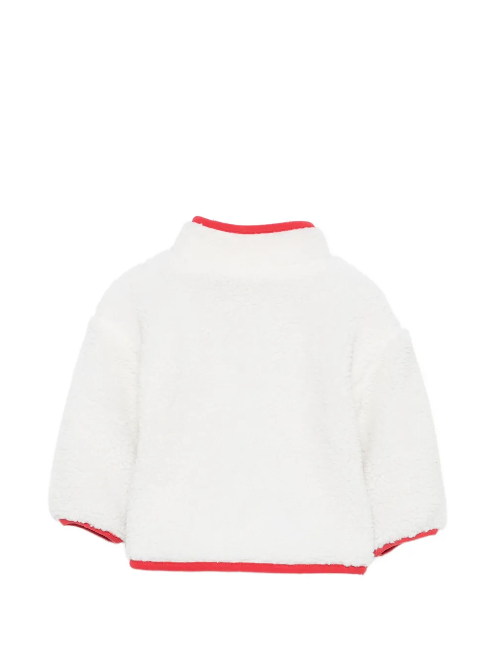 Stella McCartney Kids Fleece jack met hart-patch Wit