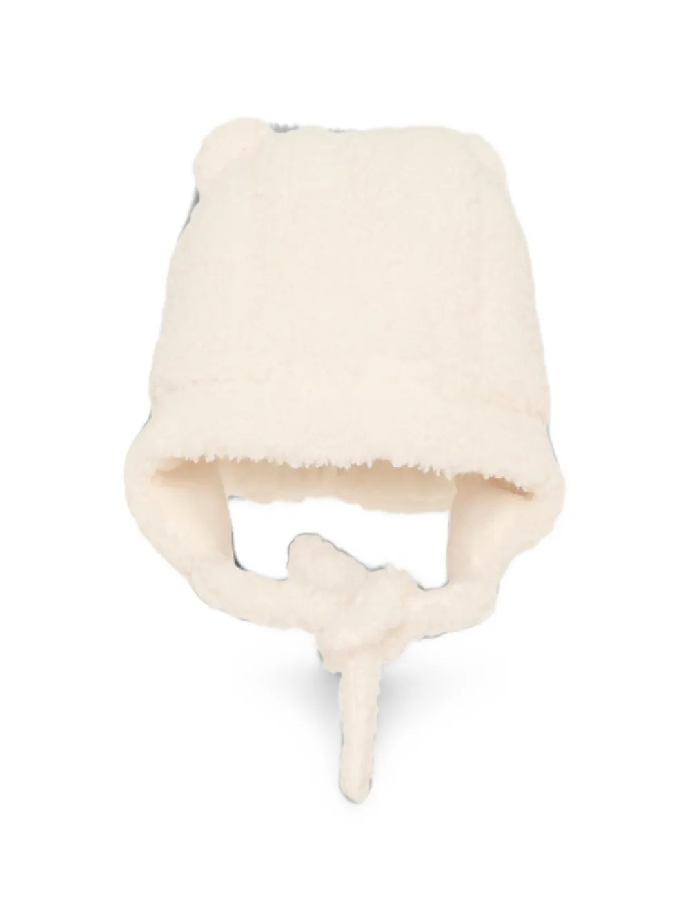 Petit Bateau fleece ear-detail hat - Nude