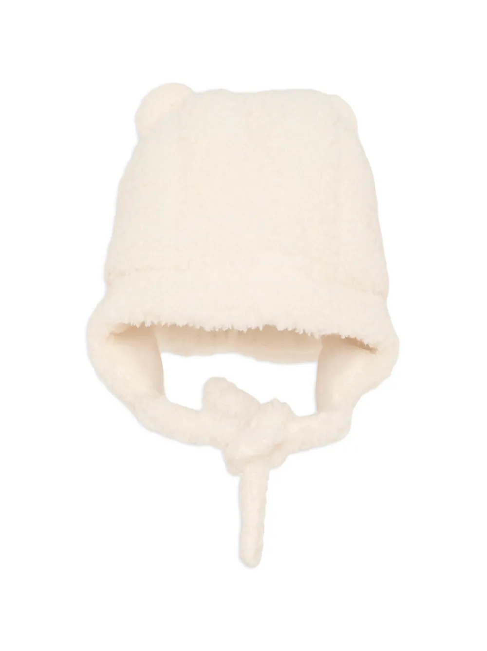 Petit Bateau fleece ear-detail hat Beige