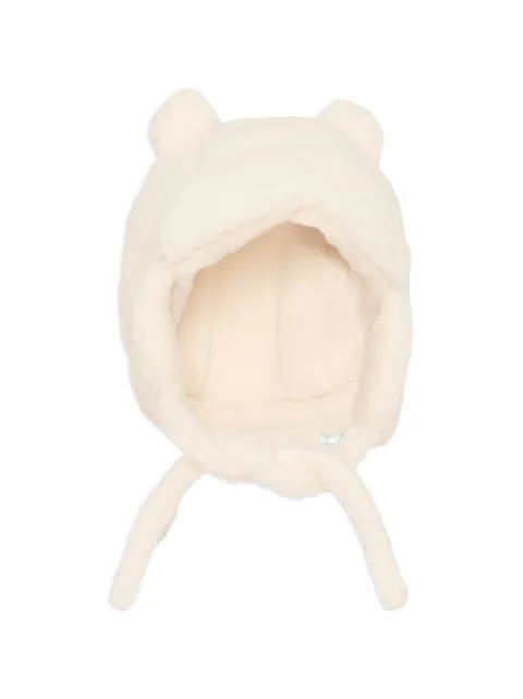 Petit Bateau fleece ear-detail hat