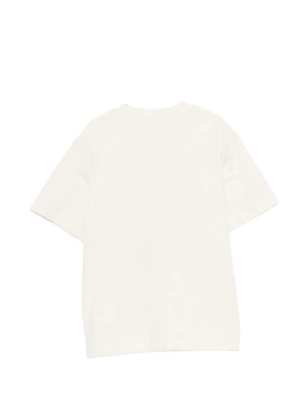 Stella McCartney Kids T-shirt met grafische print Beige