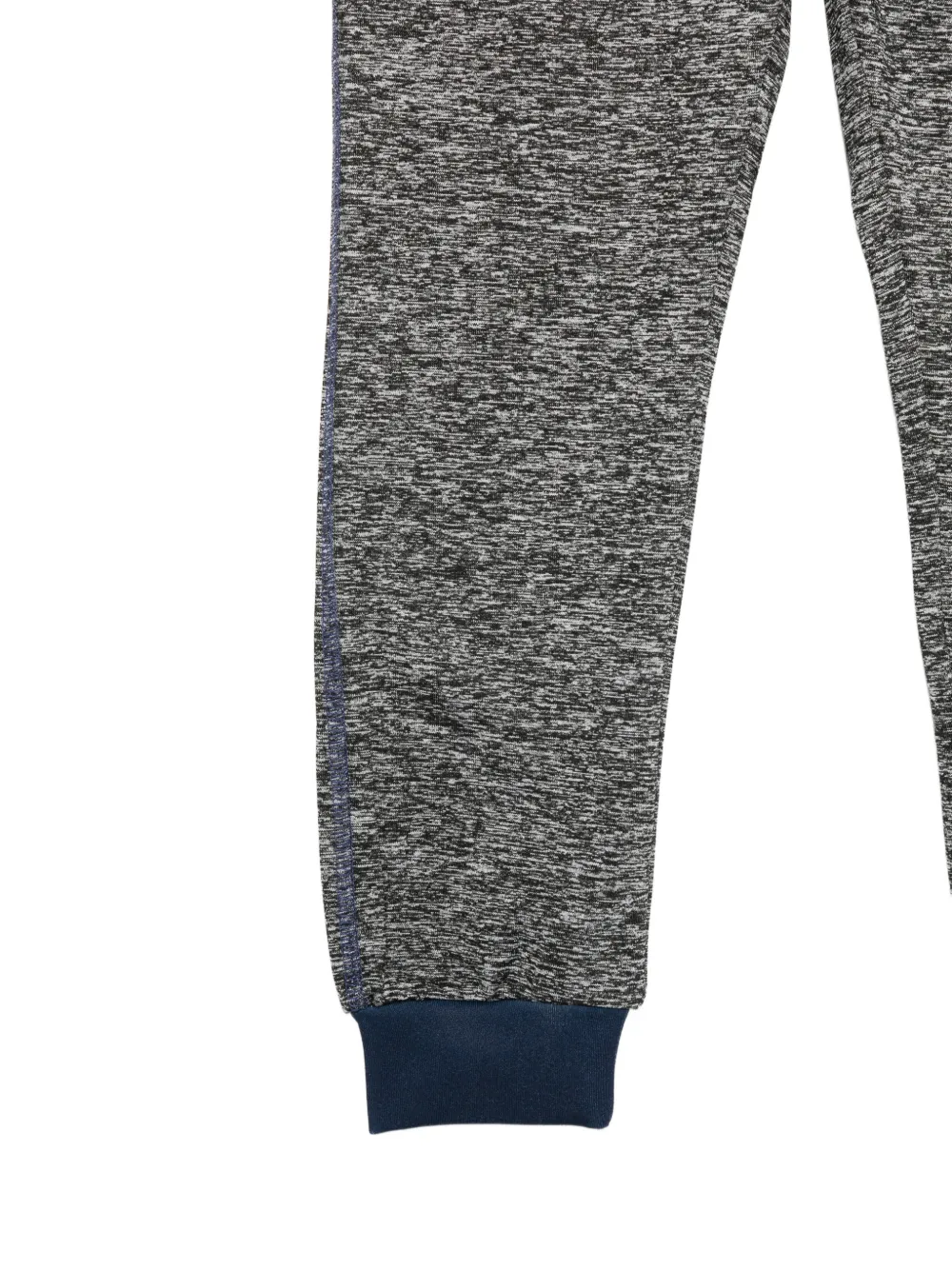 Stella McCartney Kids logo-waistband marl-effect leggings Grijs