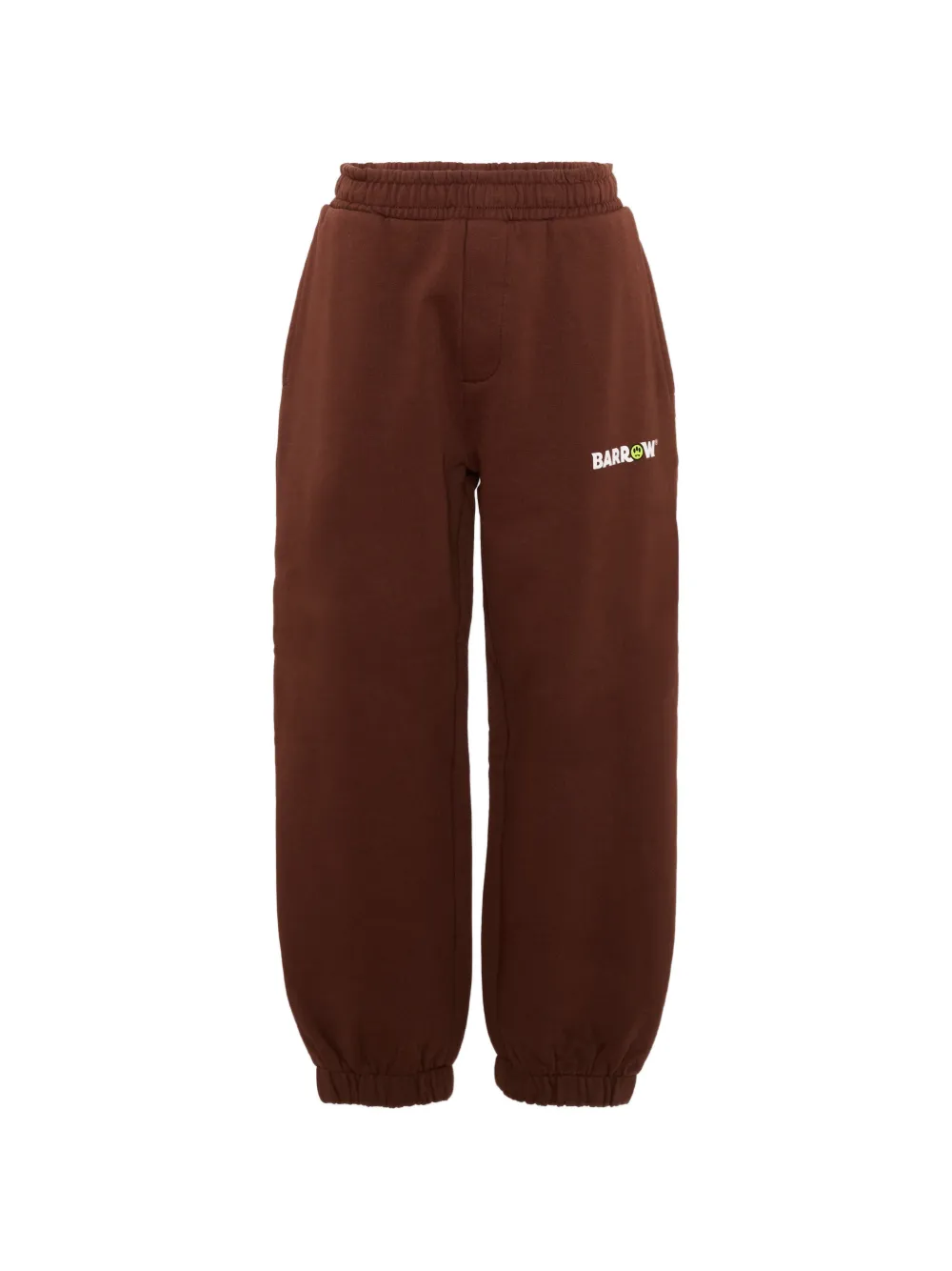 Barrow kids logo-print track pants - Marrone