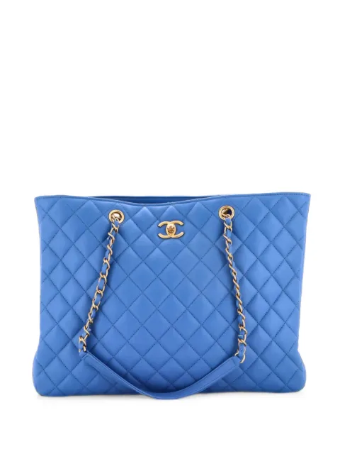 CHANEL Pre-Owned Classic CC Shopping Quilted Calfskin Large tote bag