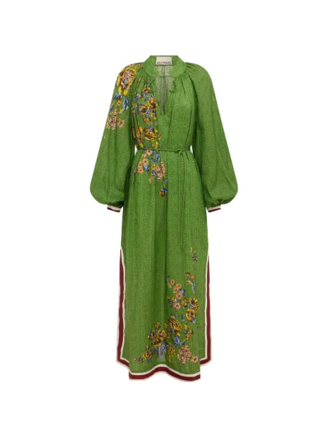 ALEMAIS Phyllis floral-print midi dress