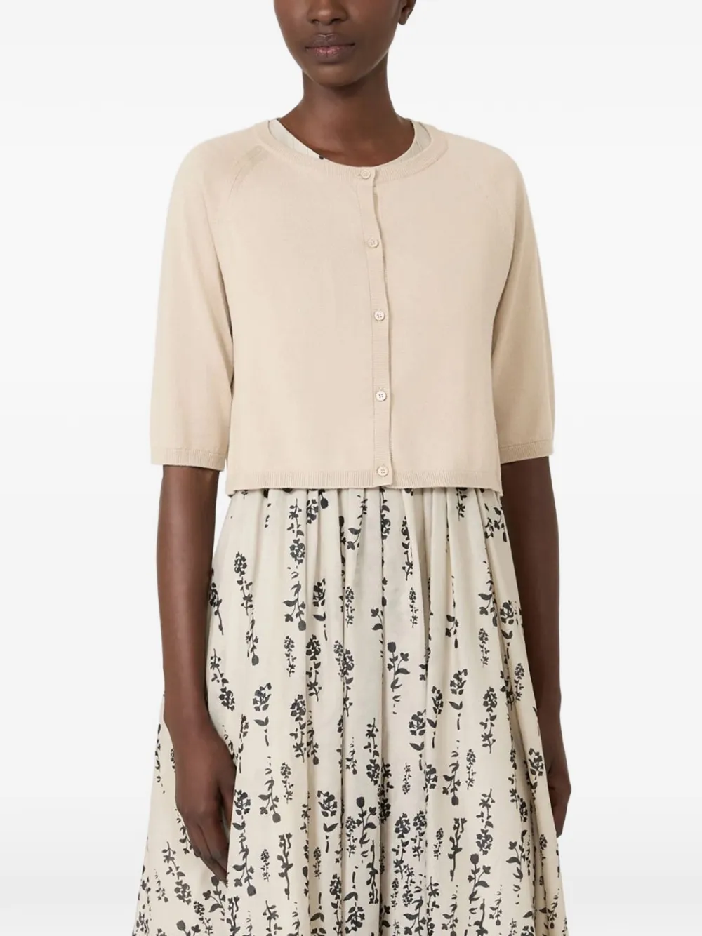 Max Mara Cropped vest Beige