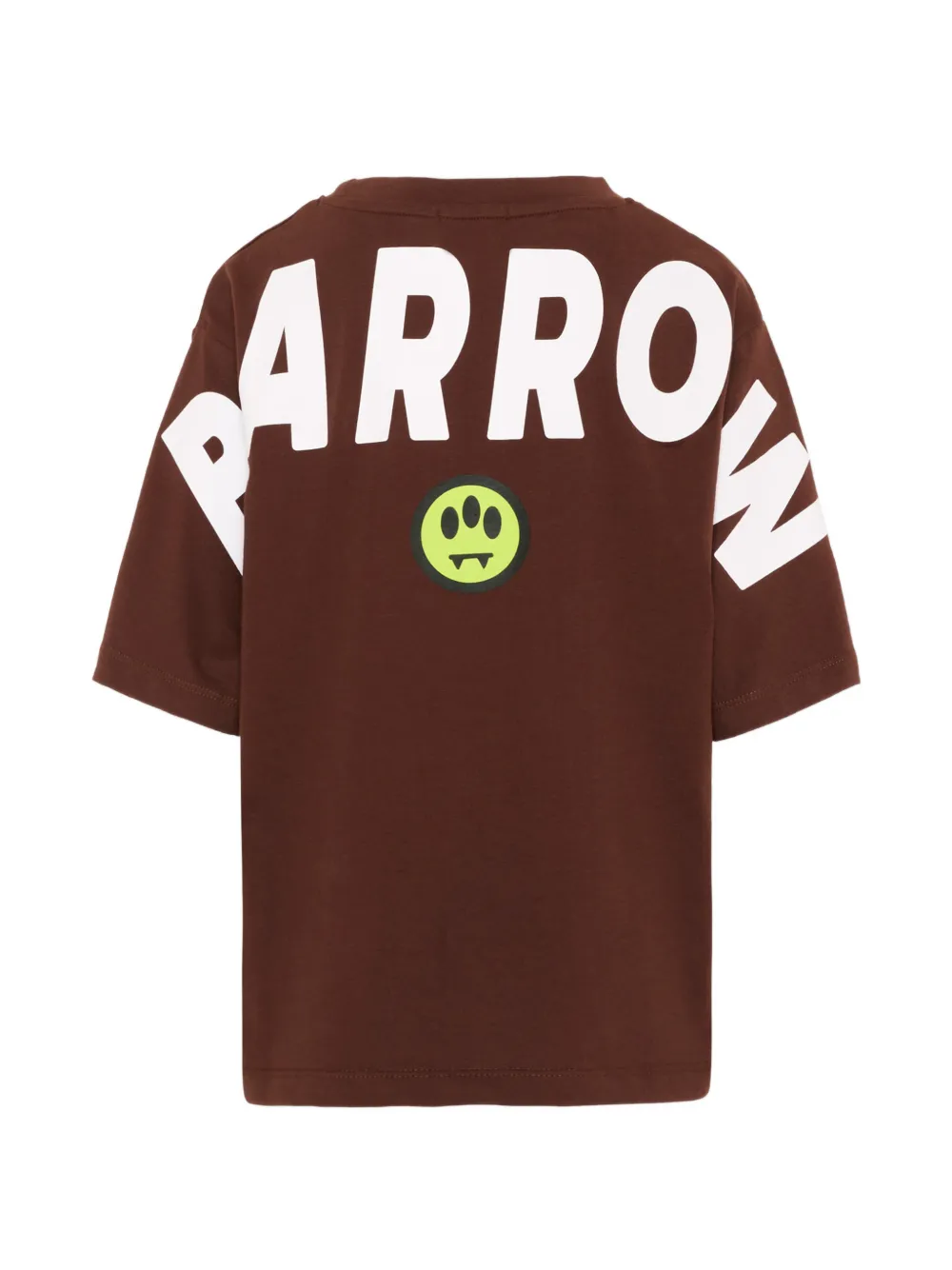 Barrow kids Katoenen T-shirt met logoprint Bruin