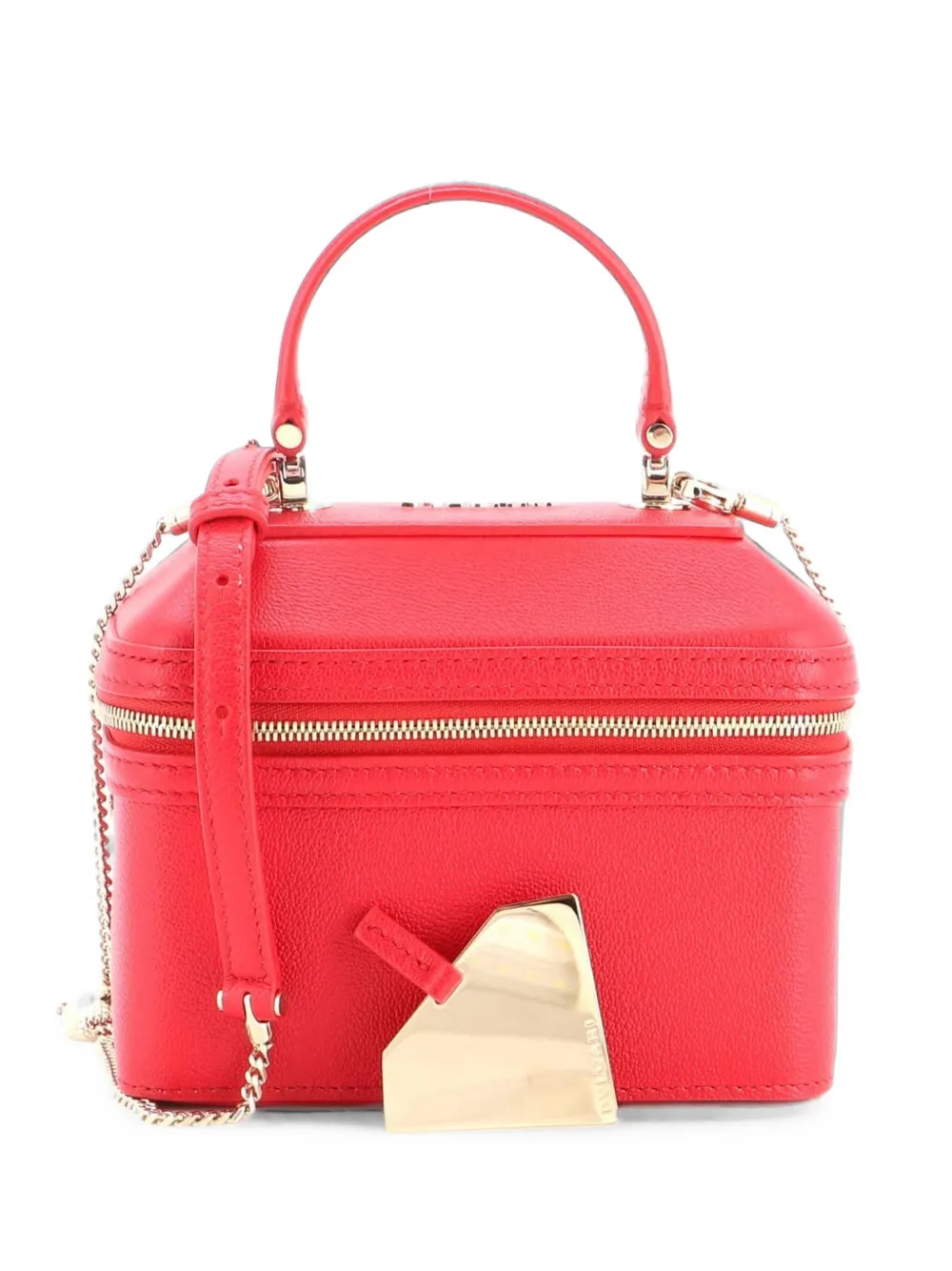 Bvlgari Pre-Owned Serpenti Forever Top Handle Convertible Vanity Leather Small satchel - Rot