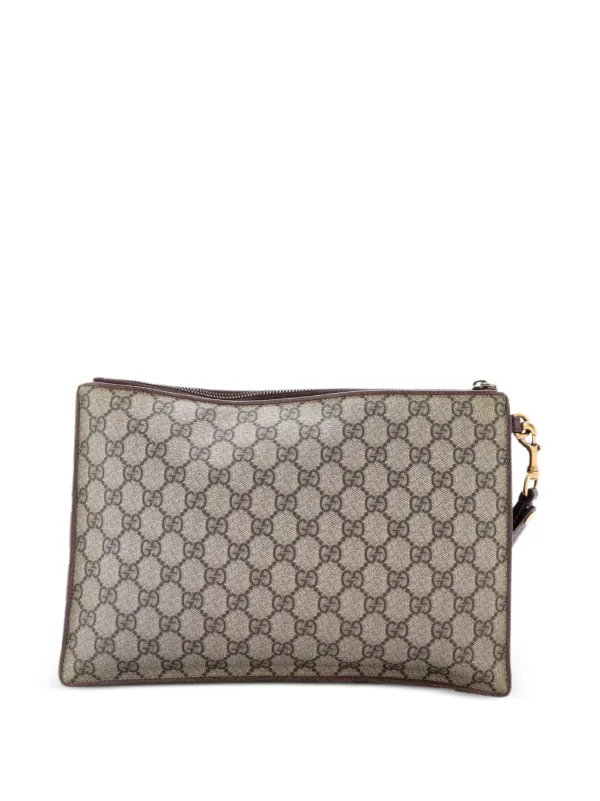 Gucci Pre-Owned クーリエ ポーチ GG コーテッドキャンバス ウィズ
