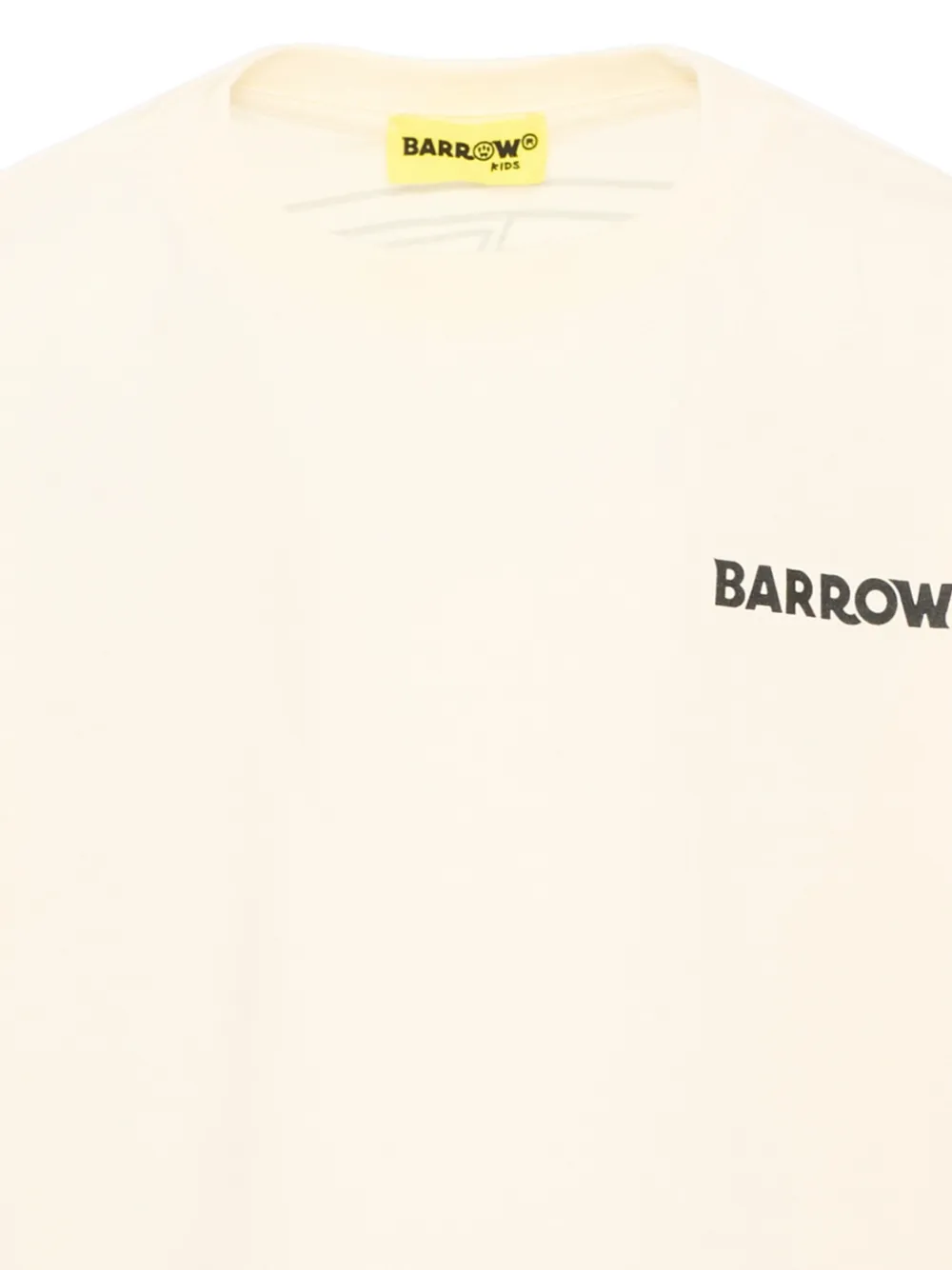 Barrow kids Katoenen T-shirt met logoprint Wit