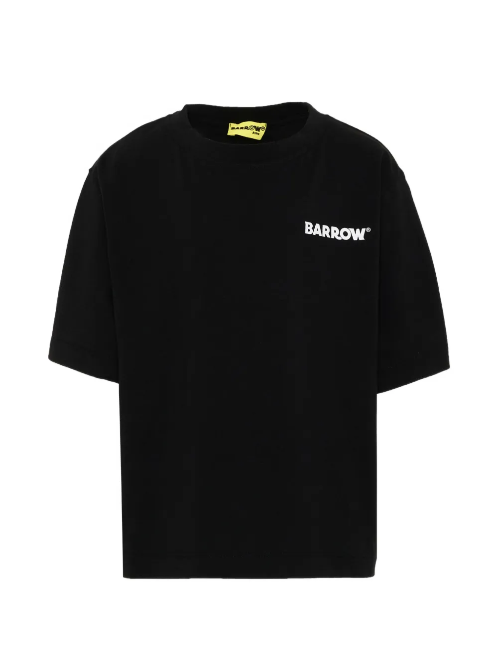 Barrow kids logo-print cotton T-shirt - Nero