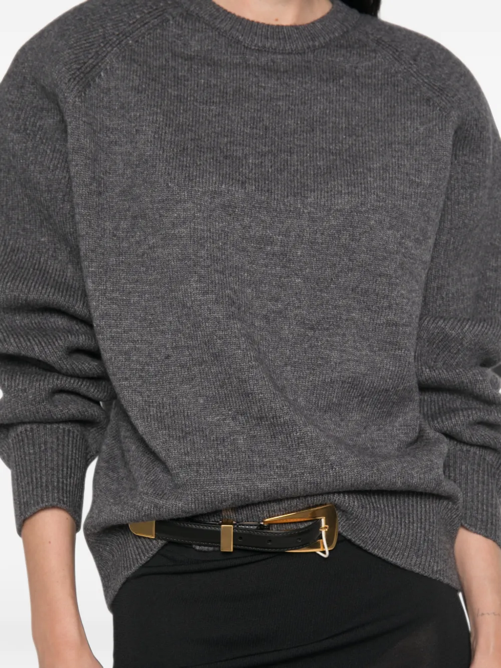 The Frankie Shop Lina gewatteerde trui Grijs