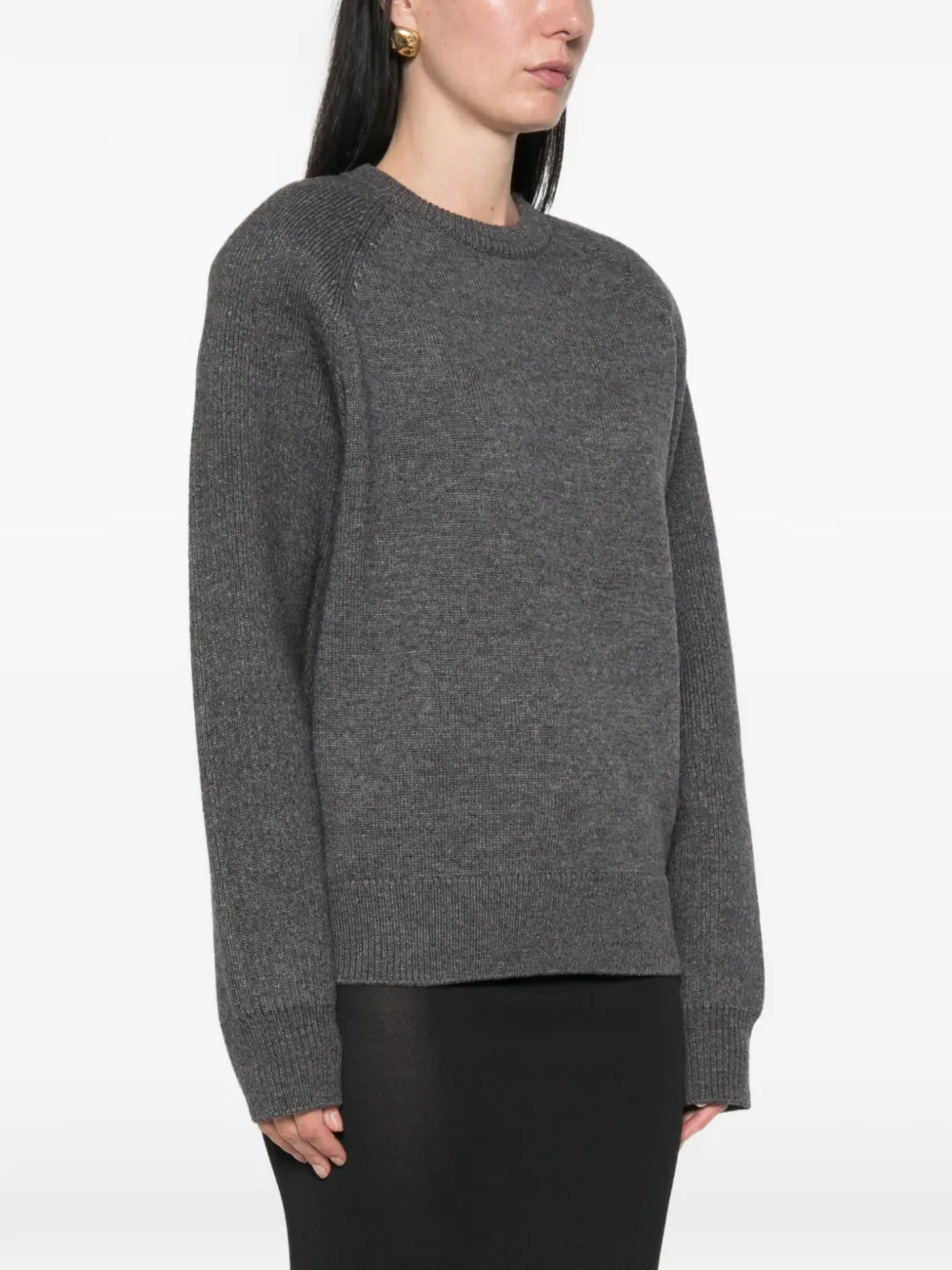 The Frankie Shop Lina gewatteerde trui Grijs