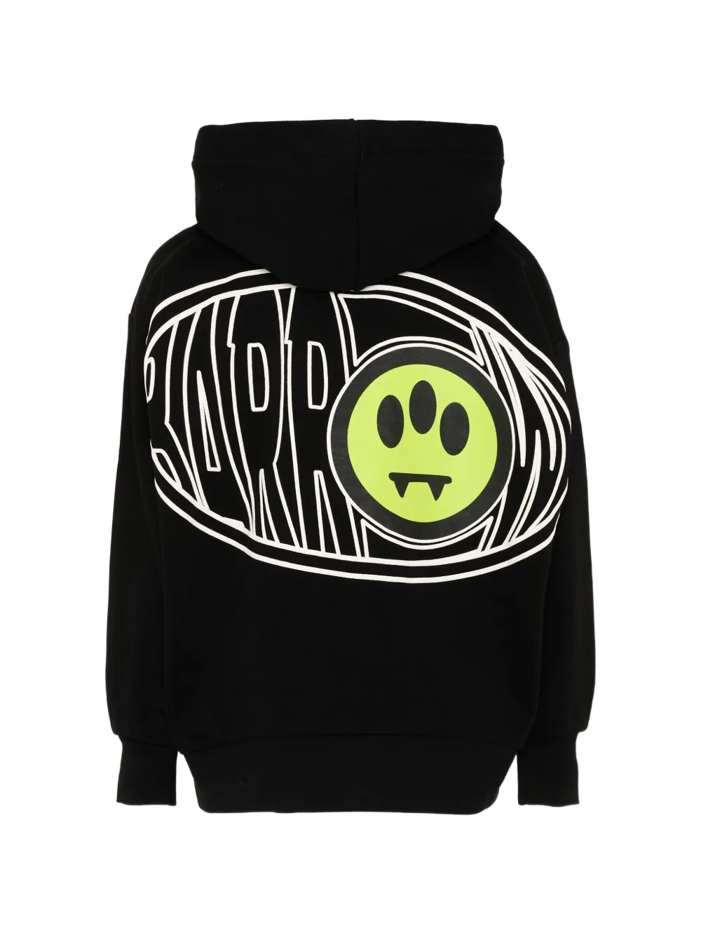 Barrow kids logo-print zip-up hoodie Zwart