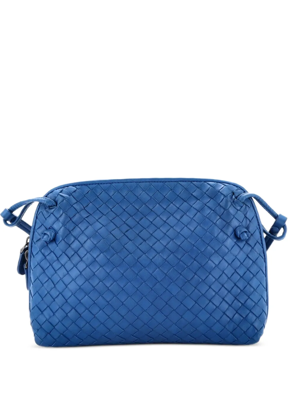 Bottega Veneta Pre-Owned Nodini Intrecciato Nappa Small crossbody bag - Blu