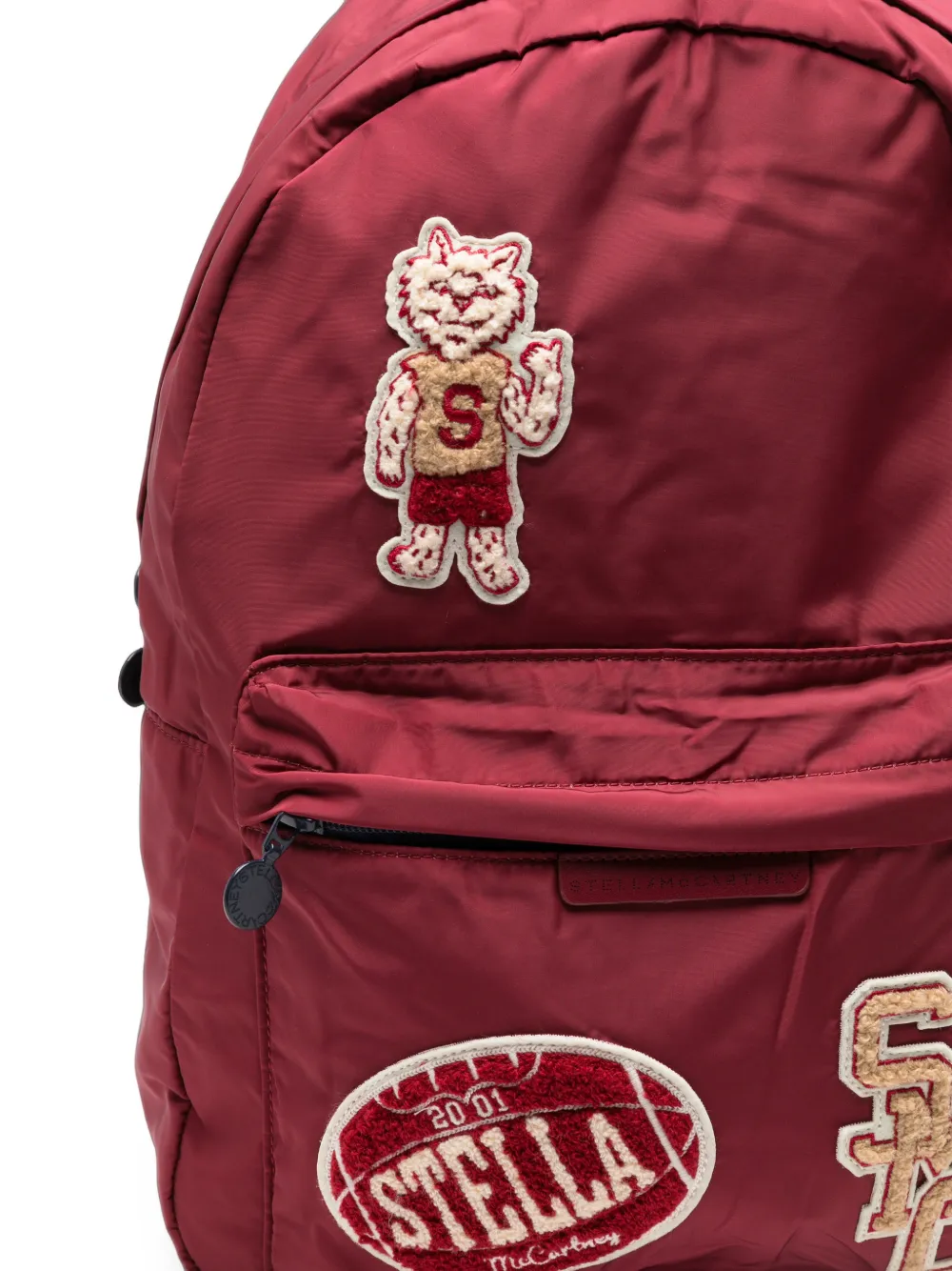 Stella McCartney Kids Rugzak met logopatch Rood