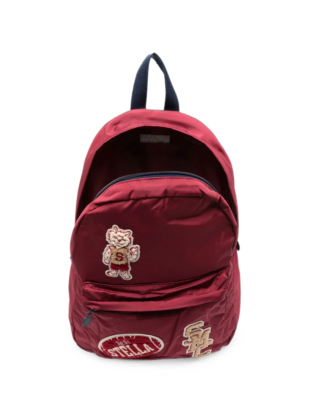 Stella McCartney Kids Rugzak met logopatch Rood