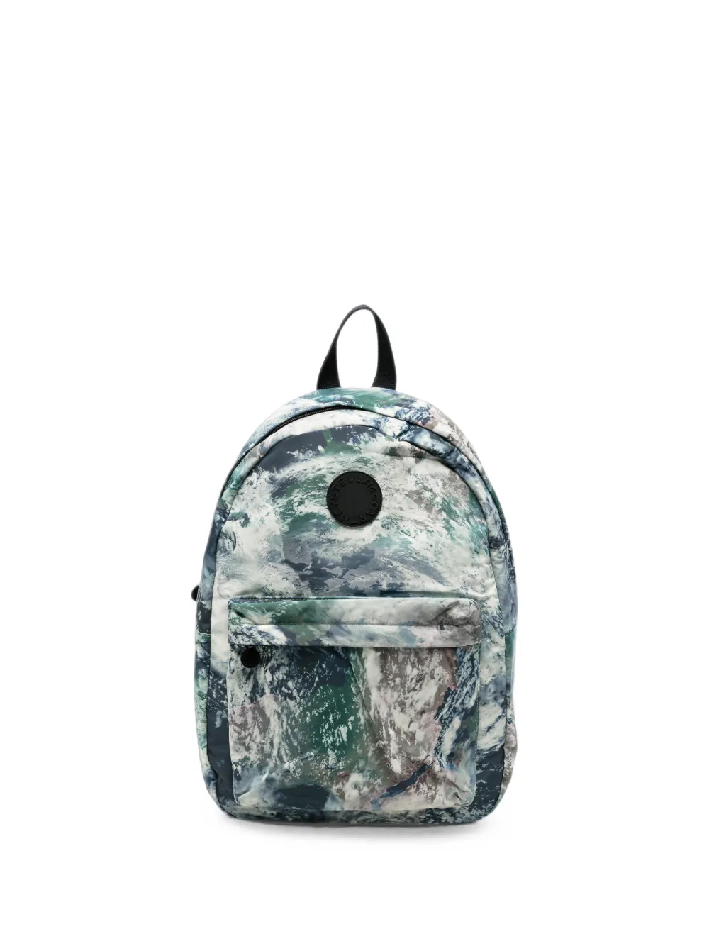 Stella McCartney Kids earth-print backpack - Blu