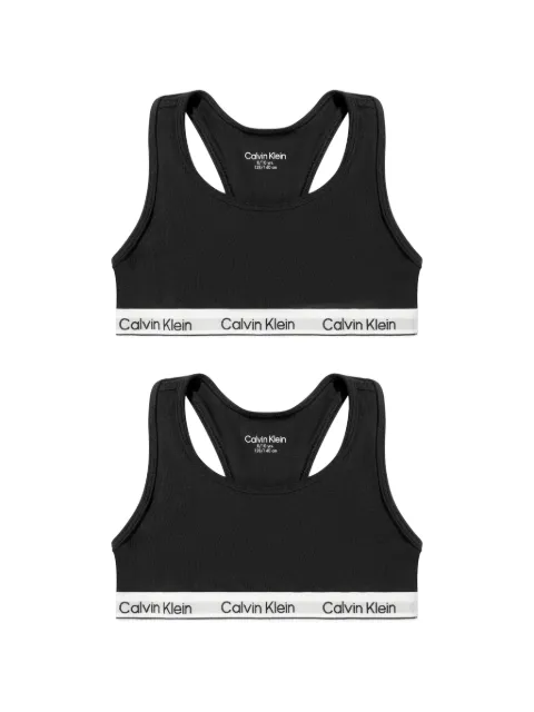 Calvin Klein Kids set de dos bralettes con logo