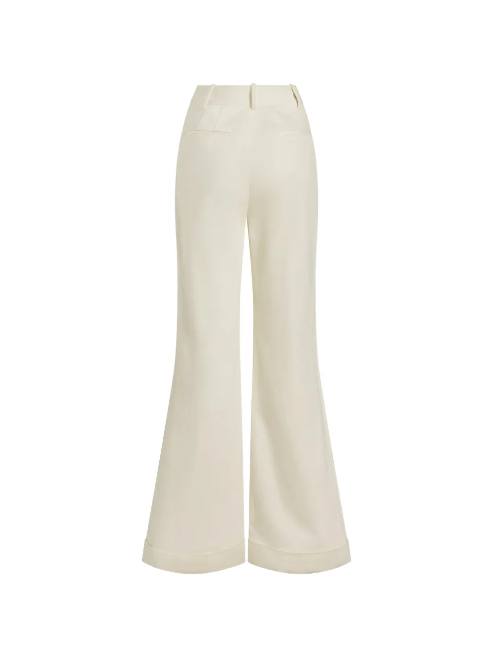 Adam Lippes Broek met wijde pijpen Beige