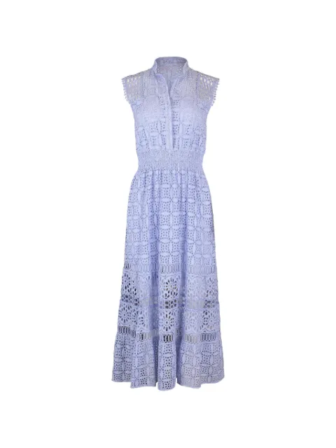MISHA Ginepro eyelet-embroidered sleeveless dress