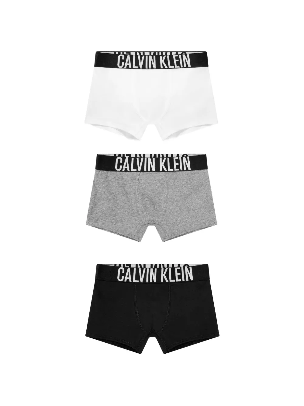 Calvin Klein Kids logo-waistband trunks set (set of thee) - Nero