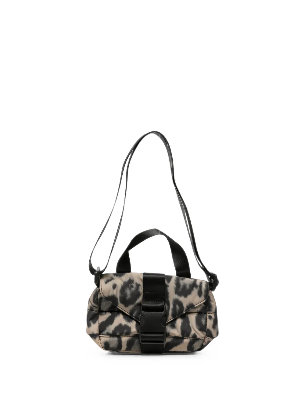 Stella McCartney Kids leopard-print padded shoulder bag - Nude