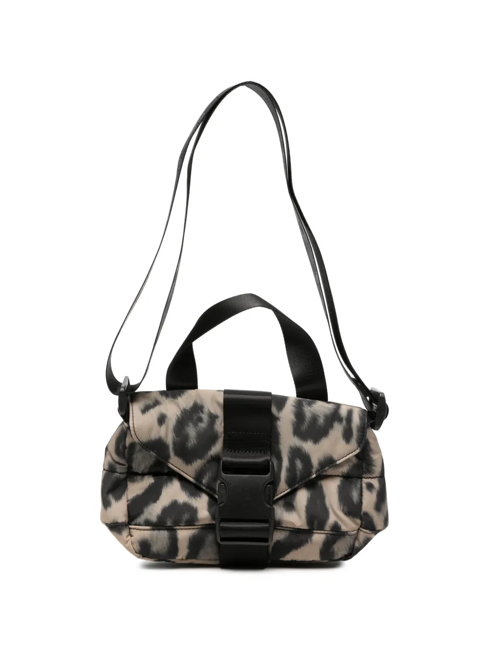 Stella McCartney Kids leopard-print padded shoulder bag - Toni neutri