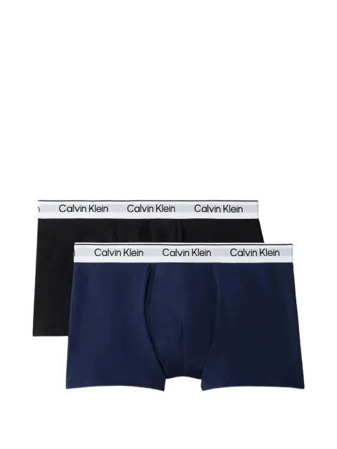 Calvin Klein Kids logo-waistband boxer shorts set (set of two)