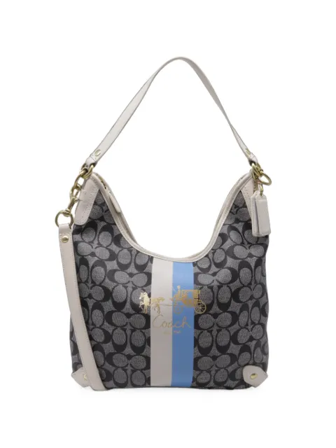 Coach Vintage Heritage Striped shoulder bag