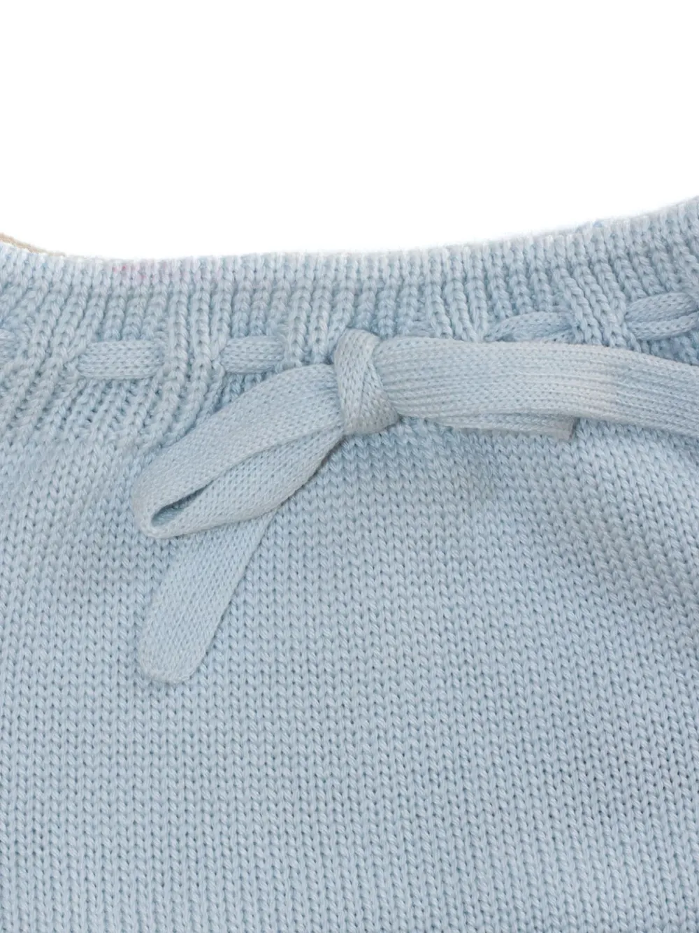 Little Bear Gebreide broek van scheerwol Blauw