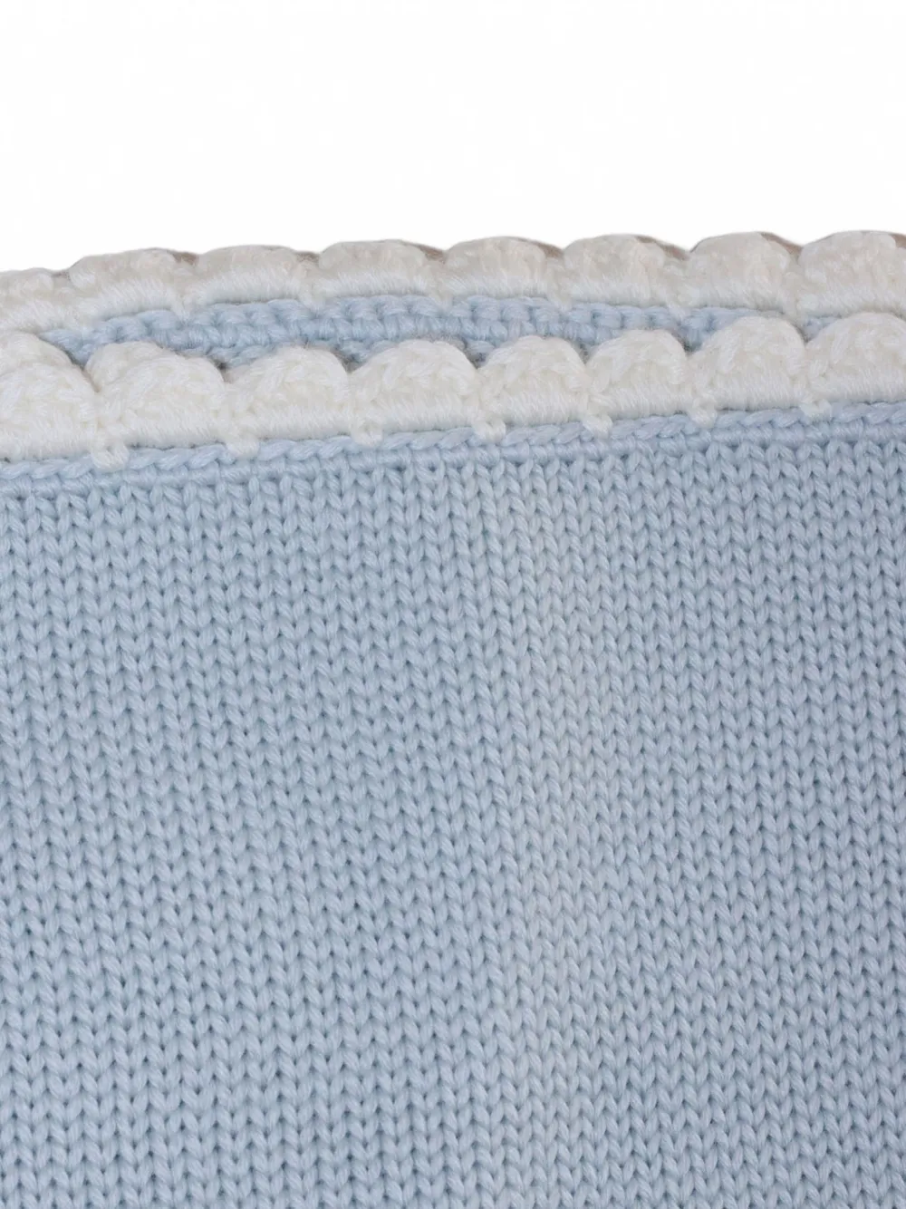 Little Bear Gebreide deken met gewelfde afwerking Blauw