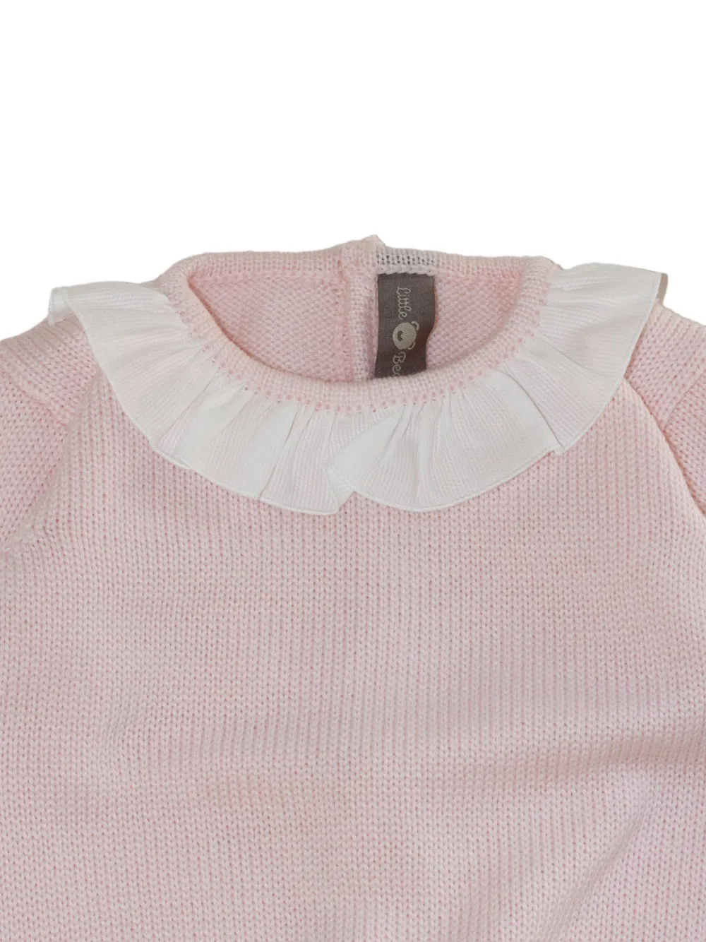 Little Bear Gebreide trui met ruchekraag Roze