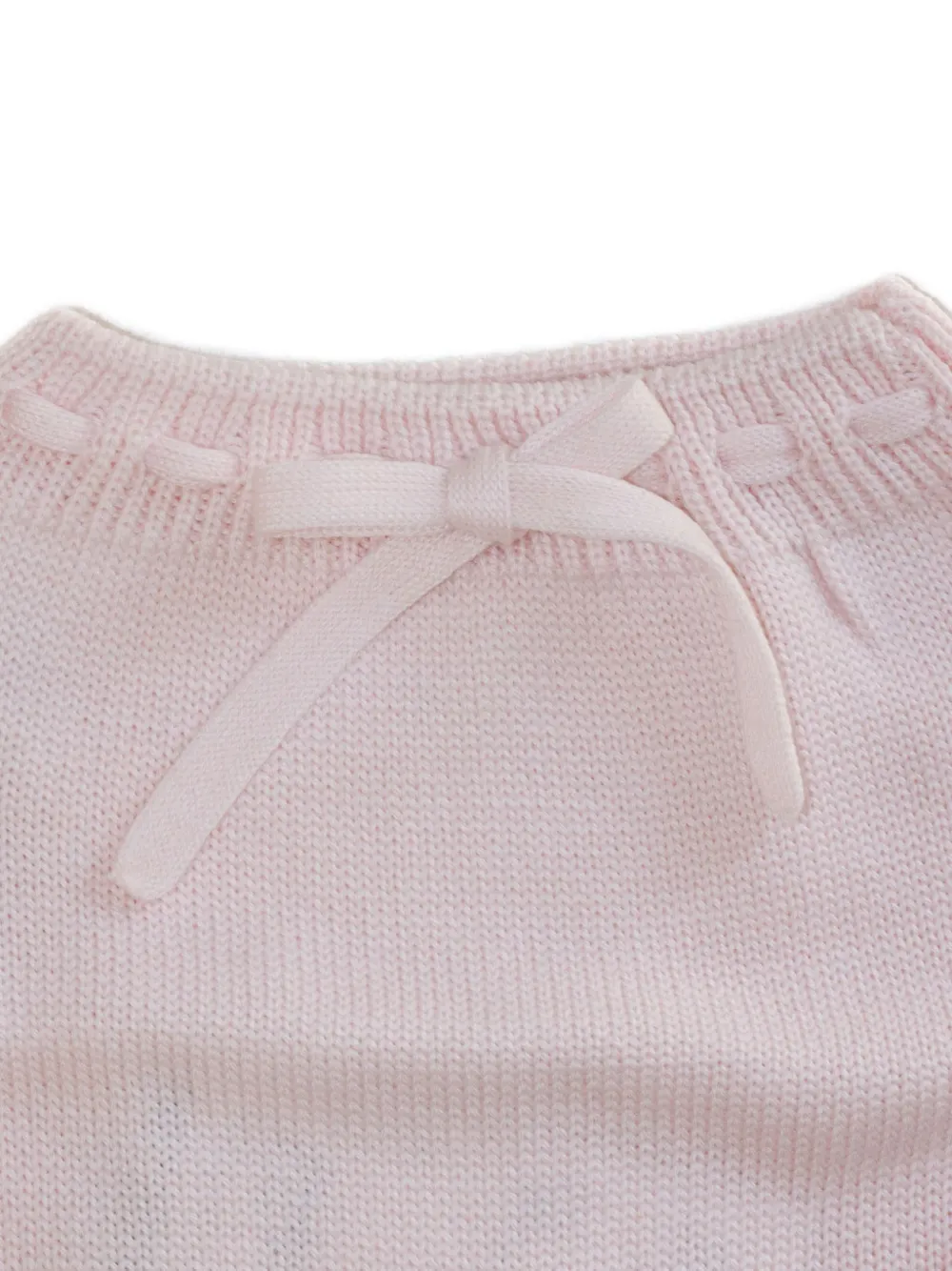Little Bear Gebreide broek met strikdetail Roze