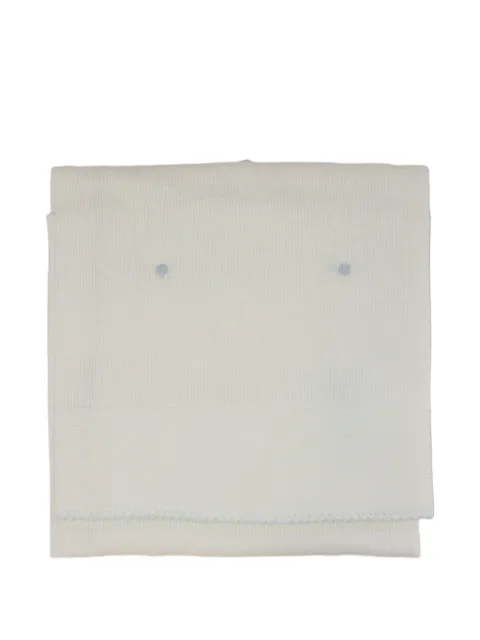 Little Bear embroidered knit blanket