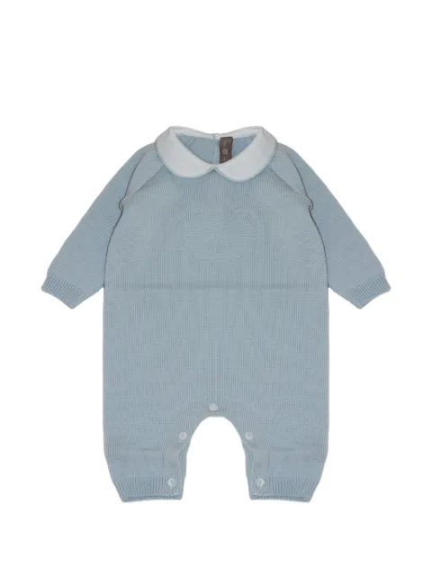 Little Bear bear-motif Peter Pan-collar romper