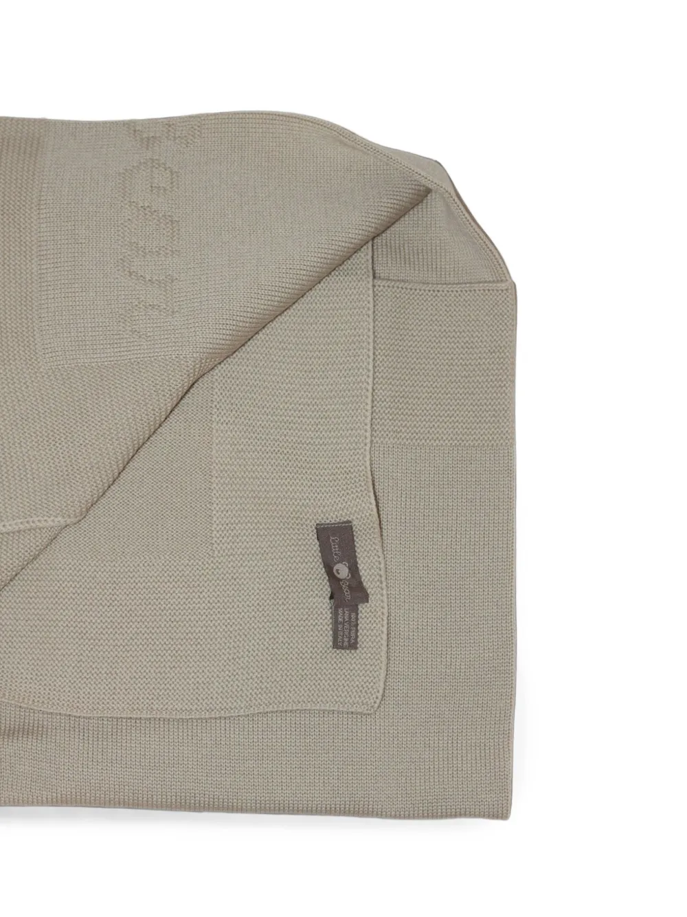 Little Bear Gebreide deken met stockinette-stiksel Beige