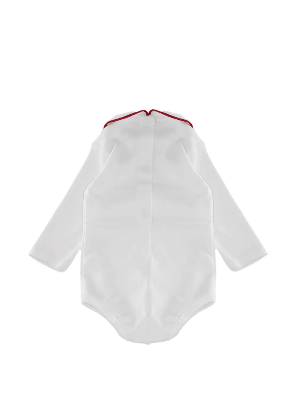 Little Bear Romper met Peter Pan kraag Wit