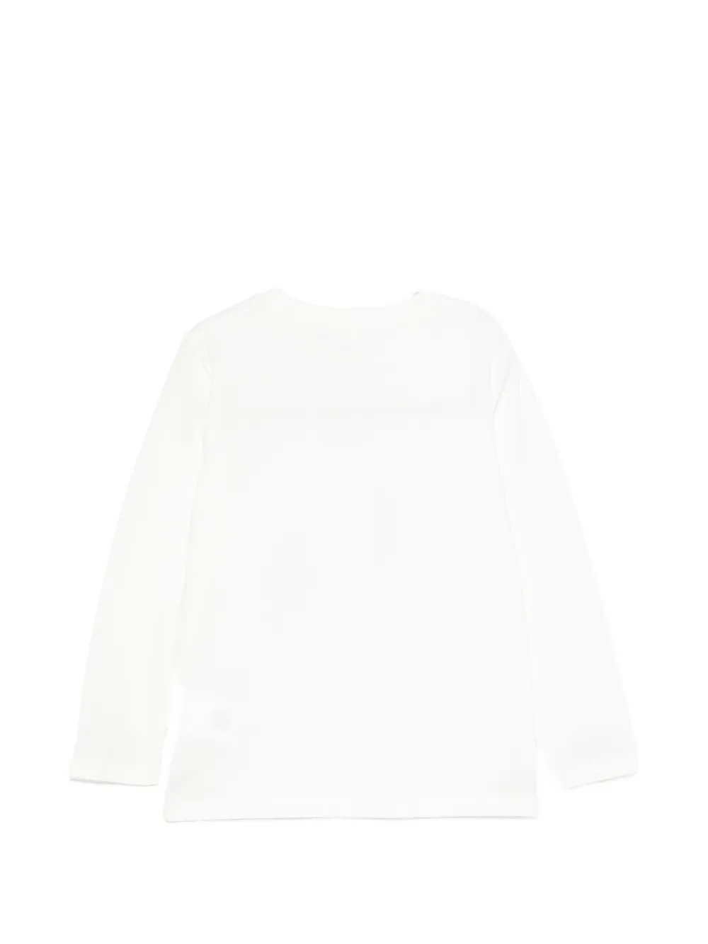 Stella McCartney Kids T-shirt met geborduurd kwastje Wit