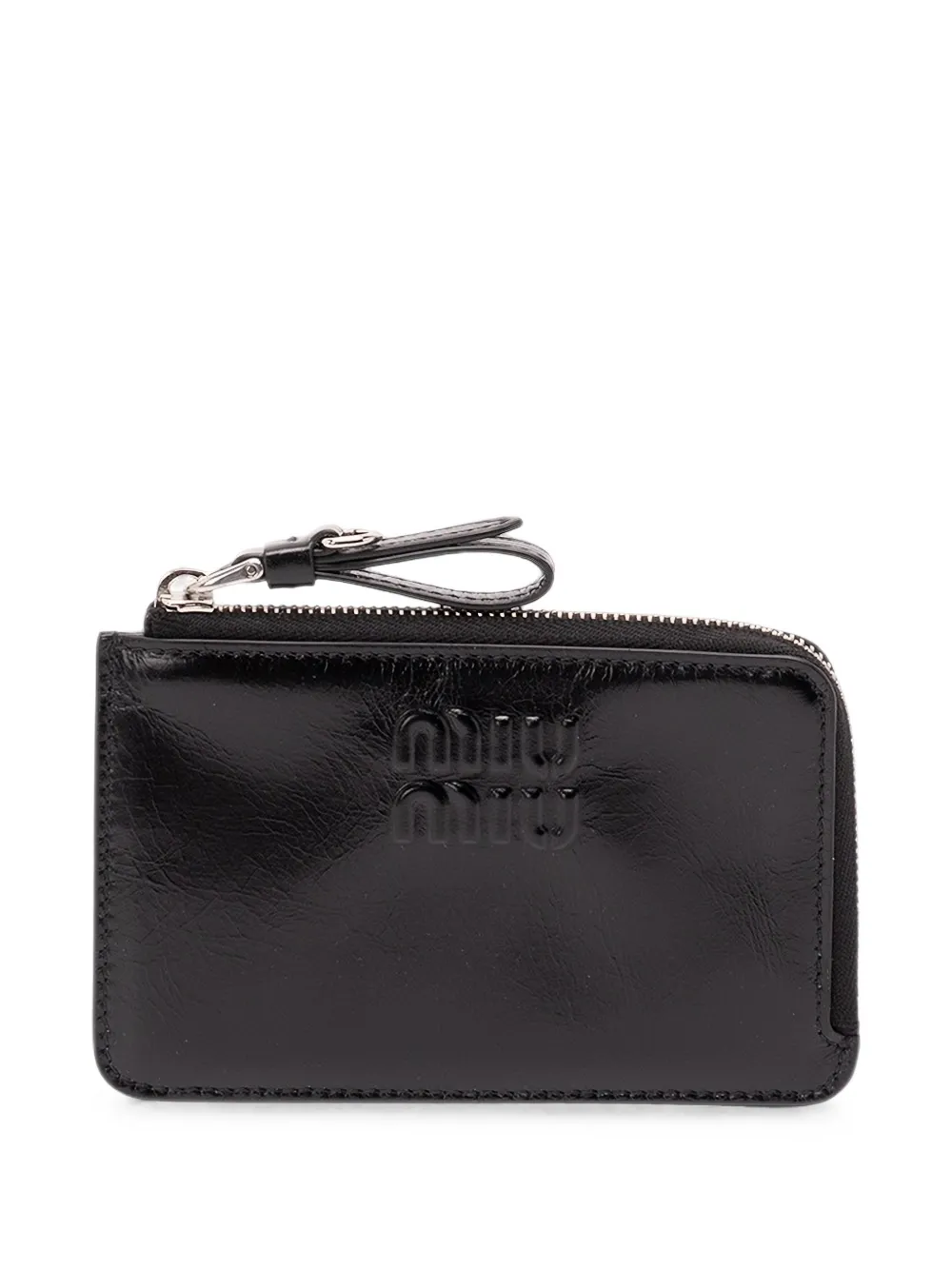 Miu Miu leather card holder - Nero