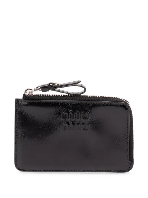 Miu Miu leather card holder