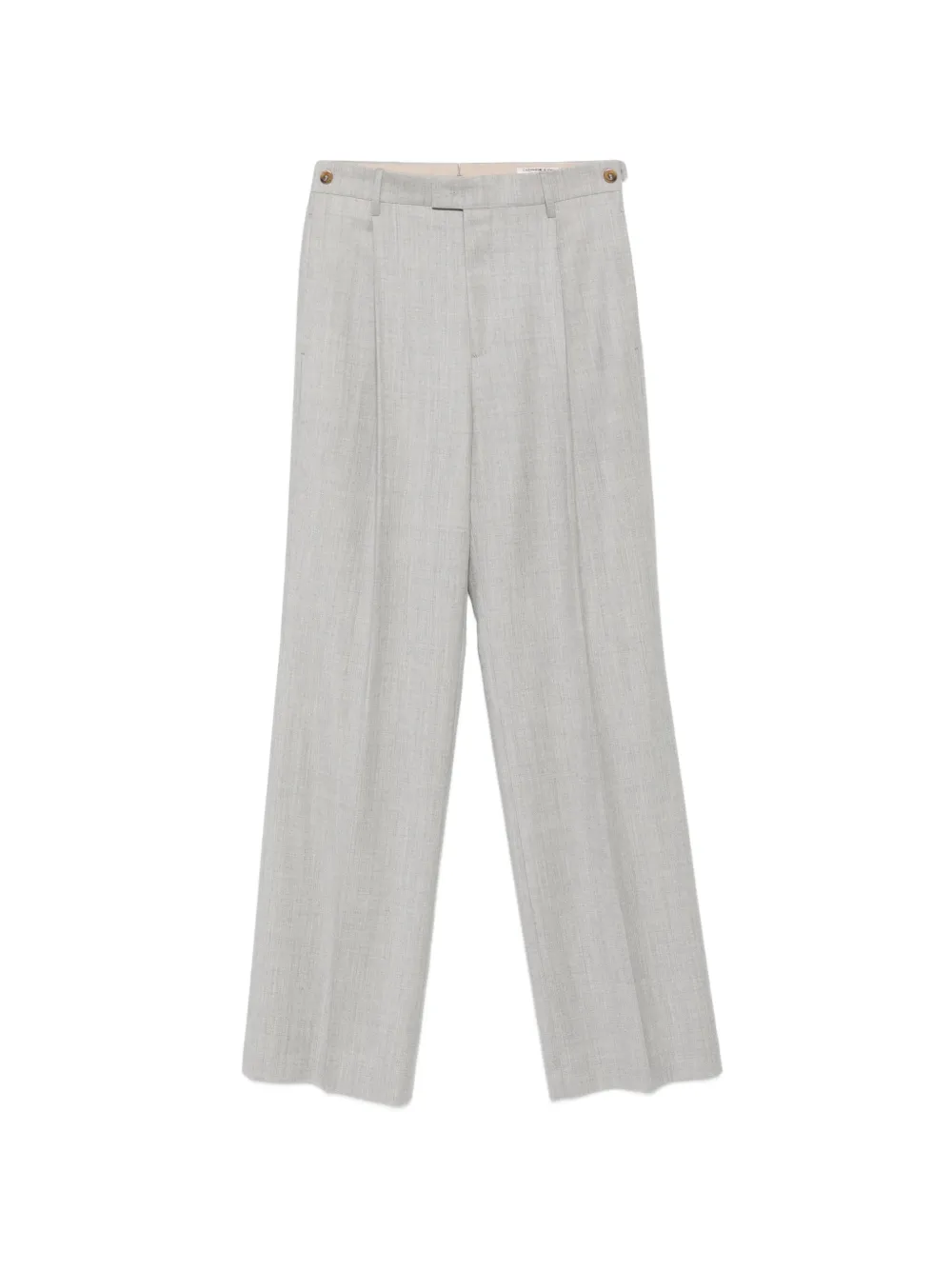 Berwich pleated wool trousers