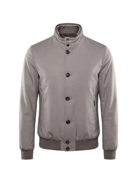 Moorer Janos button-fastening bomber jacket