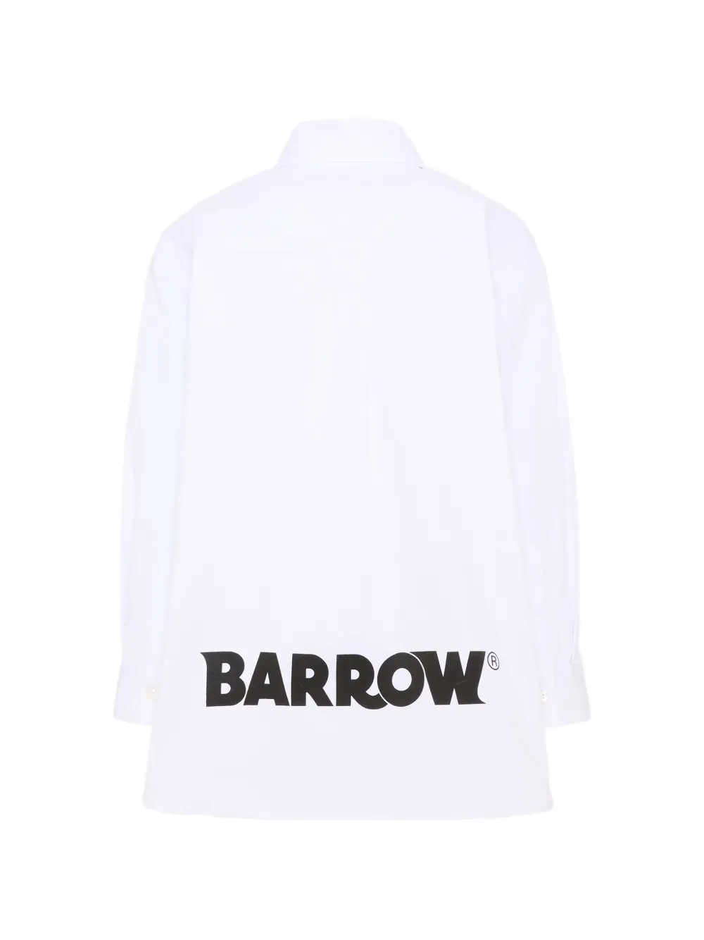 Barrow kids Shirt met logoprint Wit