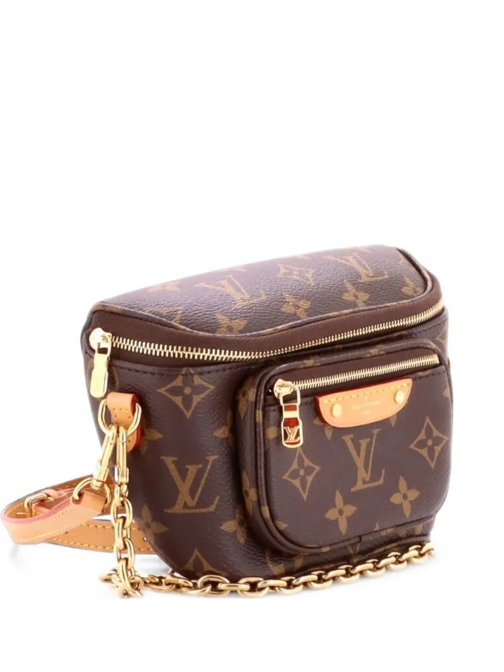 Louis Vuitton Pre-Owned Mini Bum Bag Monogram Canvas-Gürteltasche - Braun