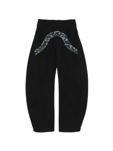 MITILIANE COUTURE barrel-leg trousers