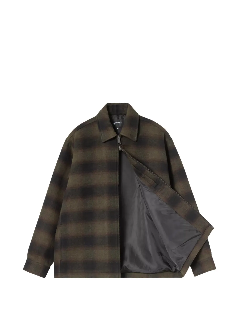Carhartt WIP Alton geruit twill jack Bruin