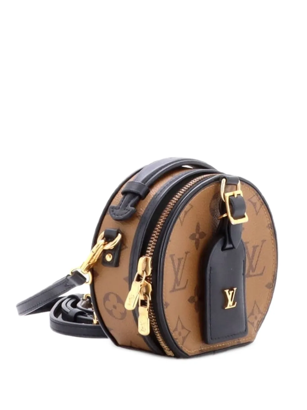 Louis Vuitton Pre-Owned Borsa a tracolla Boite Chapeau mini in tela Monogram Reverse - Marrone